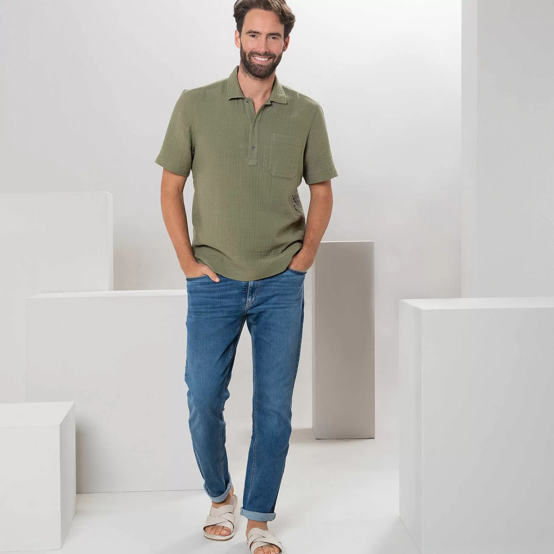LIVING CRAFTS Miquel - Polo-Shirt^Men T-Shirts & Polo Shirts