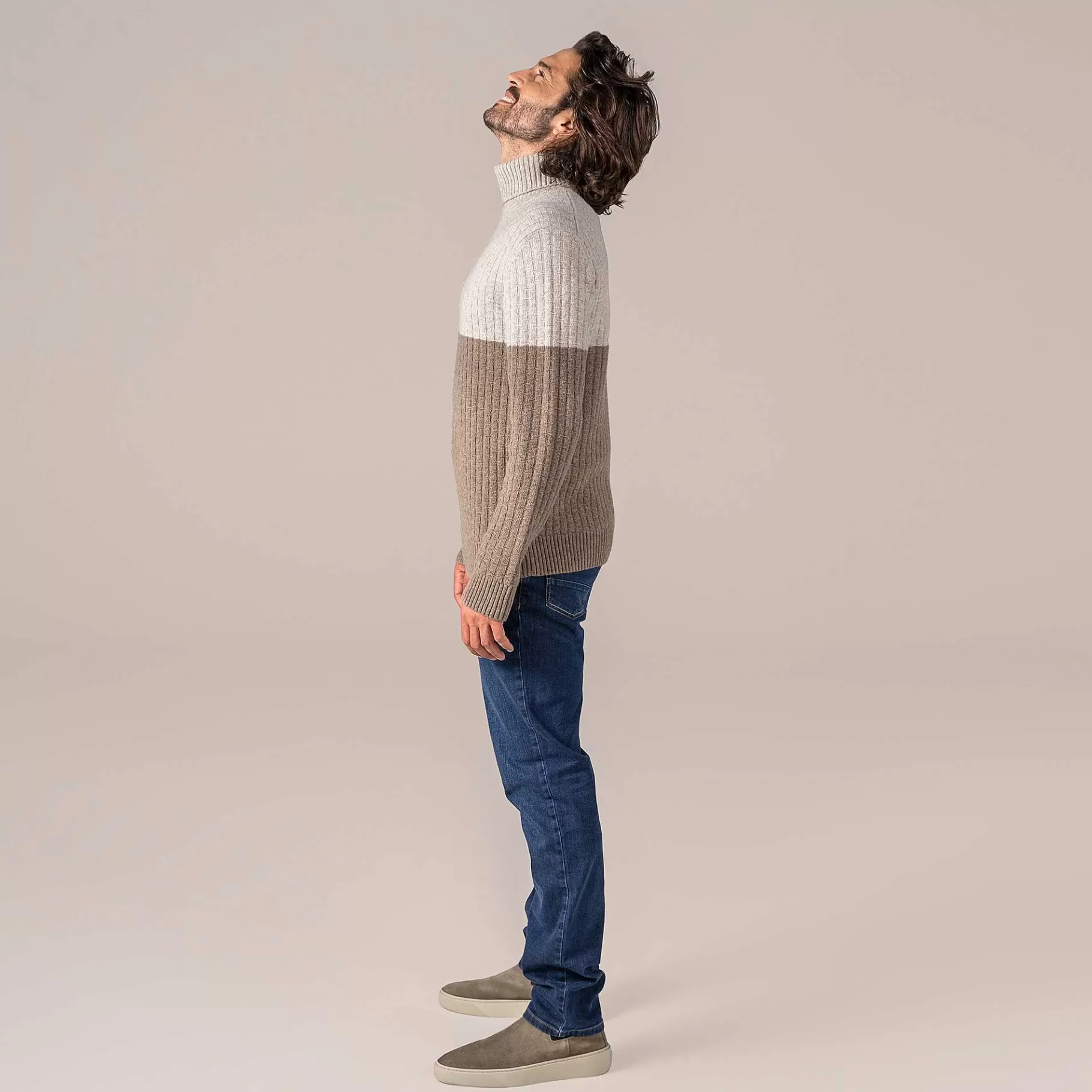 LIVING CRAFTS Patrizio - Turtleneck-Sweater^Men Knitwear & Sweatshirts